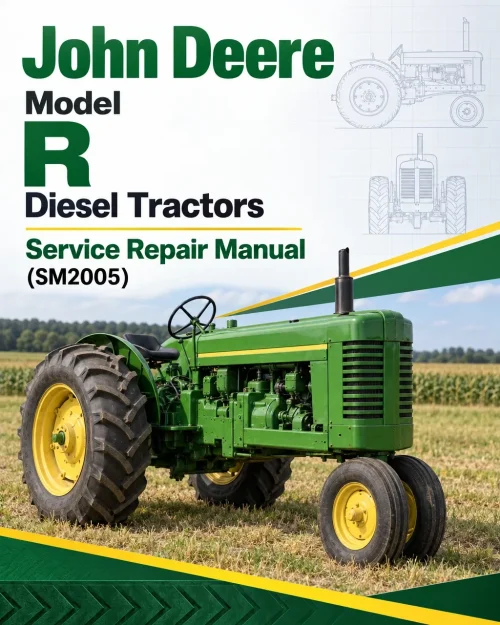 John Deere Model R Diesel Tractors Service Repair Manual (SM2005) John Deere Model R Diesel Tractors Service Repair Manual (SM2005)