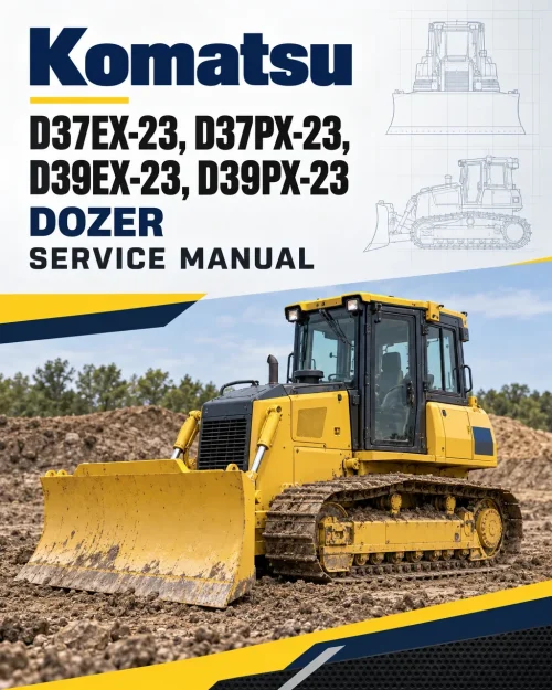 Komatsu D37EX-23, D37PX-23, D39EX-23, D39PX-23 Dozer Service Manual