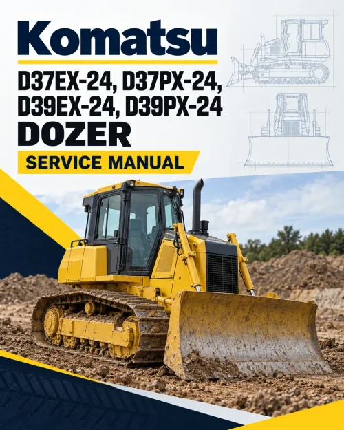 Komatsu D37EX-24, D37PX-24, D39EX-24, D39PX-24 Dozer Service Manual