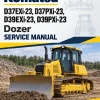 Komatsu D37EXi-23, D37PXi-23, D39EXi-23, D39PXi-23 Dozer Service Manual Komatsu D37EXi-23, D37PXi-23, D39EXi-23, D39PXi-23 Dozer Service Manual