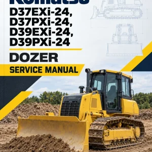 Komatsu D37EXi-24, D37PXi-24, D39EXi-24, D39PXi-24 Dozer Service Manual