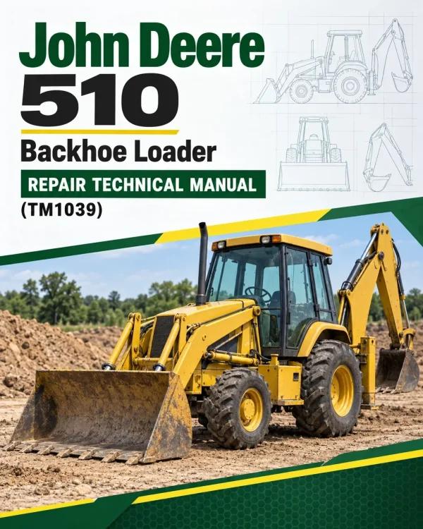 John Deere 510 Backhoe Loader Repair Technical Manual (TM1039) John Deere 510 Backhoe Loader Repair Technical Manual (TM1039)