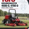 Toro Groundsmaster 4500-D, 4700-D (Model 30857, 30858) Service Repair Manual