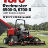 Toro Reelmaster 6500-D, 6700-D (with Kubota engine) Service Repair Manual Toro Reelmaster 6500-D, 6700-D (with Kubota engine) Service Repair Manual