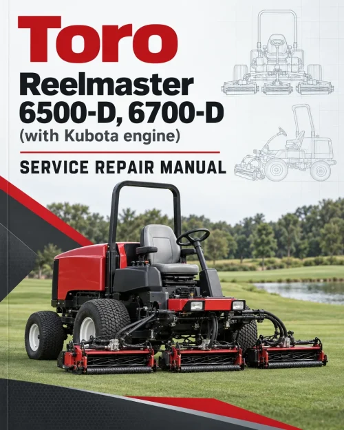 Toro Reelmaster 6500-D, 6700-D (with Kubota engine) Service Repair Manual
