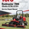Toro Reelmaster 7000 (Models 03780, 03781) Service Repair Manual Toro Reelmaster 7000 (Models 03780, 03781) Service Repair Manual