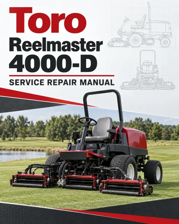 Toro Reelmaster 4000-D Service Repair Manual Toro Reelmaster 4000-D Service Repair Manual