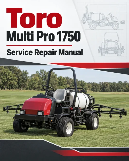 Toro Multi Pro 1750 Service Repair Manual