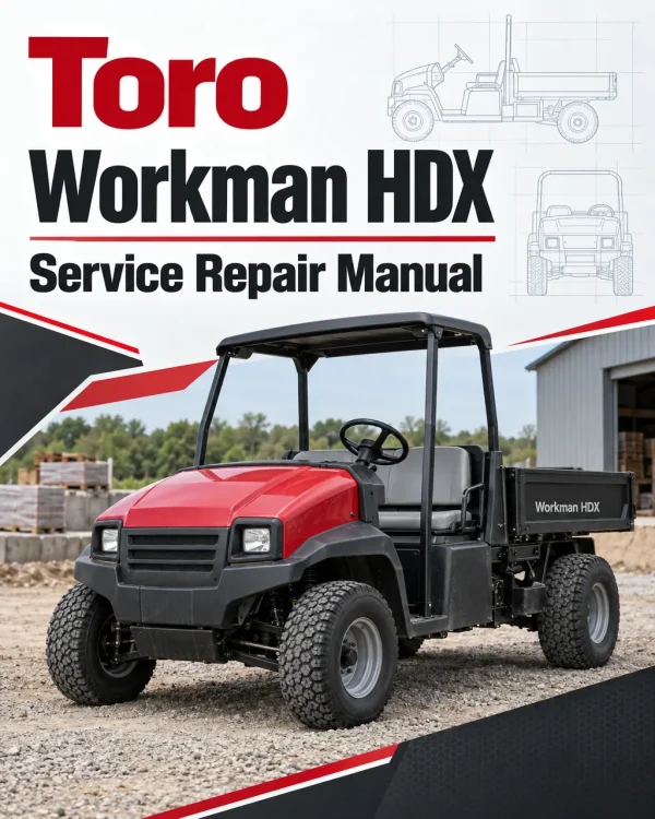 Toro Workman HDX Auto Service Repair Manual Toro Workman HDX Auto Service Repair Manual
