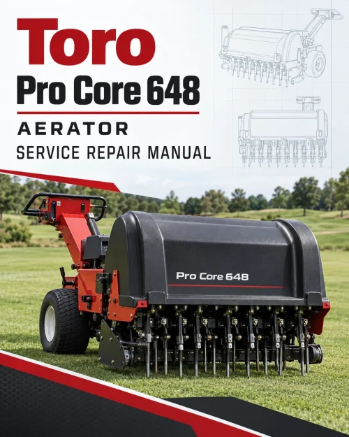 Toro Pro Core 648 Aerator Service Repair Manual