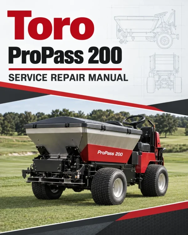 Toro ProPass 200 Service Repair Manual Toro ProPass 200 Service Repair Manual