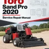 Toro Sand Pro 2020 Service Repair Manual