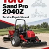 Toro Sand Pro 2040Z Service Repair Manual
