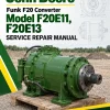 John Deere Funk F20 Converter Model F20E11, F20E13 Service Repair Manual (F4003701)