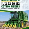 John Deere 11, 12, 22, 99, 122 Cotton Pickers Service Repair Manual (SM2052)