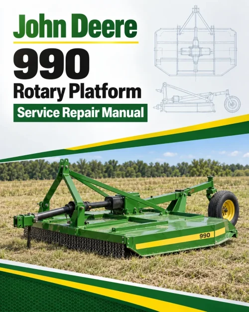 John Deere 990 Rotary Platform Service Repair Manual (TM1830) John Deere 990 Rotary Platform Service Repair Manual (TM1830)