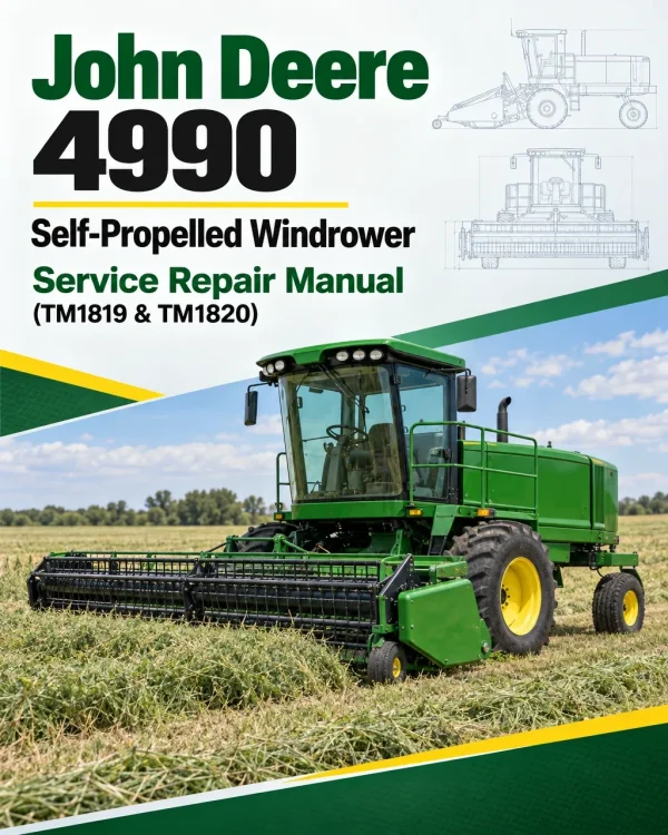 John Deere 4990 Self-Propelled Windrower Service Repair Manual (TM1819 & TM1820) John Deere 4990 Self-Propelled Windrower Service Repair Manual (TM1819 & TM1820)