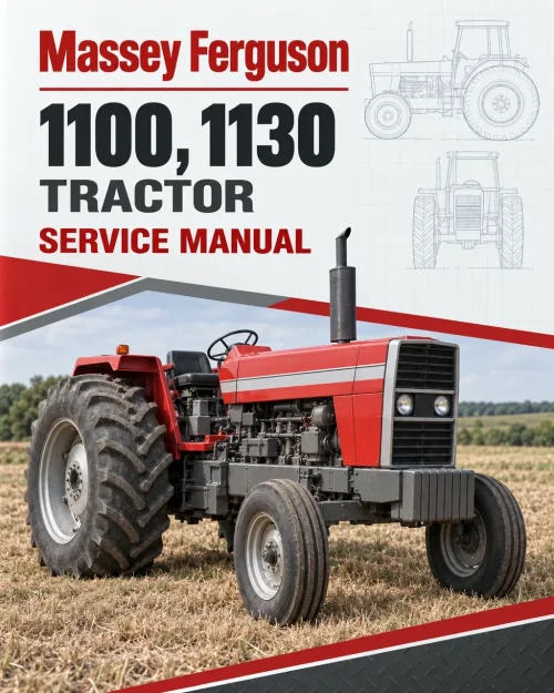 Massey Ferguson 1100, 1130 Tractor Service Manual