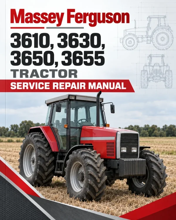Massey Ferguson 3610, 3630, 3650, 3655 Tractor Service Manual Massey Ferguson 3610, 3630, 3650, 3655 Tractor Service Manual