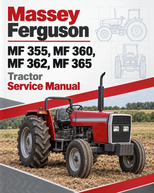 Massey Ferguson MF 355, MF 360, MF 362, MF 365 Tractor Service Manual Massey Ferguson MF 355, MF 360, MF 362, MF 365 Tractor Service Manual