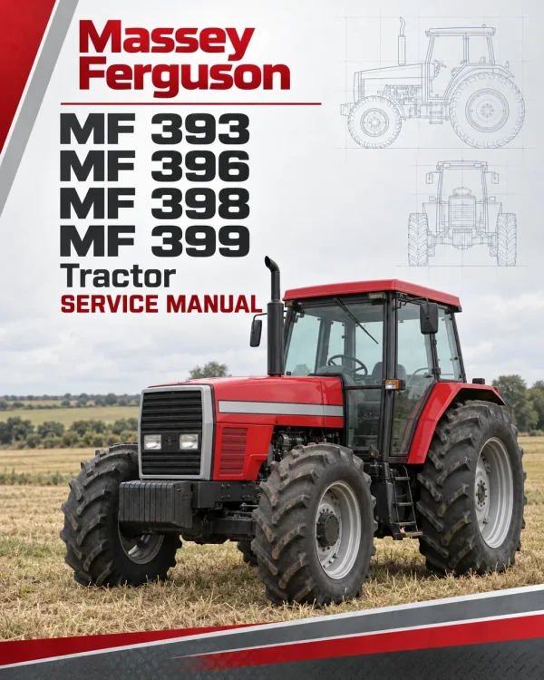 Massey Ferguson MF 393, MF 396, MF 398, MF 399 Tractor Service Manual Massey Ferguson MF 393, MF 396, MF 398, MF 399 Tractor Service Manual