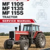 Massey Ferguson MF 1105, MF 1135, MF 1155 Tractor Service Manual Massey Ferguson MF 1105, MF 1135, MF 1155 Tractor Service Manual