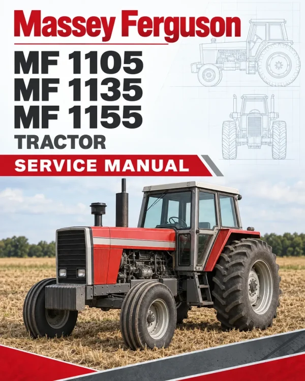 Massey Ferguson MF 1105, MF 1135, MF 1155 Tractor Service Manual Massey Ferguson MF 1105, MF 1135, MF 1155 Tractor Service Manual