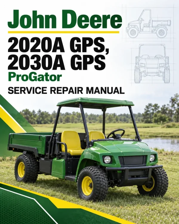 John Deere 2020A GPS, 2030A GPS ProGator Service Repair Manual (TM117819) John Deere 2020A GPS, 2030A GPS ProGator Service Repair Manual (TM117819)