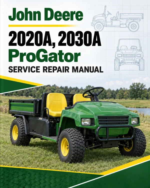 John Deere 2020A, 2030A ProGator Service Repair Manual