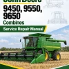 John Deere 9450, 9550, 9650 Combines Service Repair Manual