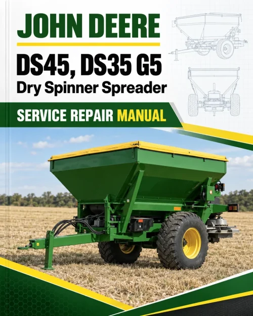 John Deere DS45, DS35 G5 Dry Spinner Spreader Service Repair Manual (TM170119) John Deere DS45, DS35 G5 Dry Spinner Spreader Service Repair Manual (TM170119)