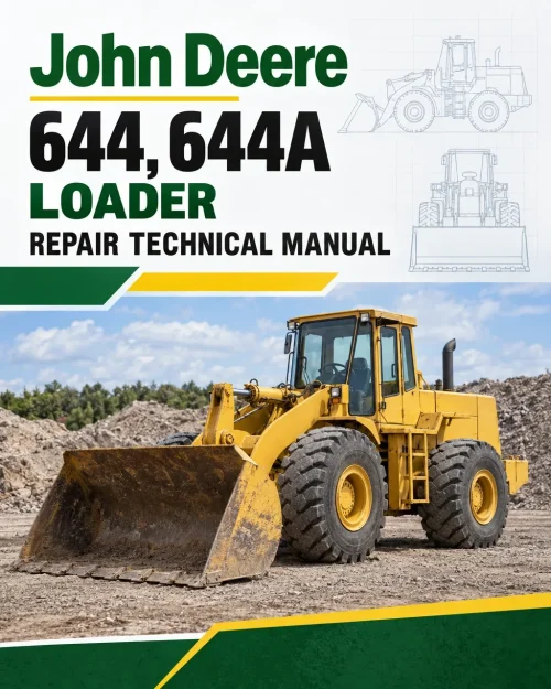 John Deere 644, 644A Loader Repair Technical Manual (TM1011) John Deere 644, 644A Loader Repair Technical Manual (TM1011)