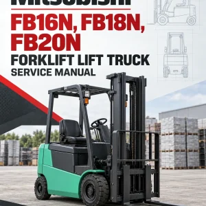 Mitsubishi FB16N, FB18N, FB20N Forklift Lift Truck Service Manual Mitsubishi FB16N, FB18N, FB20N Forklift Lift Truck Service Manual