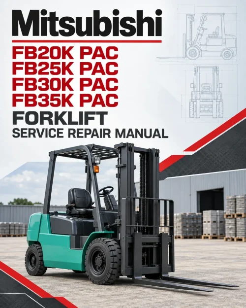 Mitsubishi FB20K PAC, FB25K PAC, FB30K PAC, FB35K PAC Forklift Manual