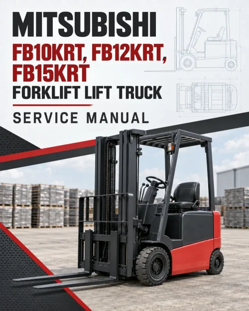 Mitsubishi FB10KRT, FB12KRT, FB15KRT Forklift Lift Truck Service Manual Mitsubishi FB10KRT, FB12KRT, FB15KRT Forklift Lift Truck Service Manual