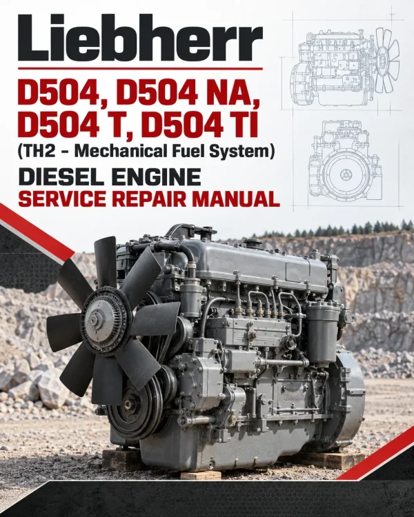 Liebherr D504, D504 NA, D504 T, D504 TI (TH2 - Mechanical Fuel System) Diesel Engine Service Repair Manual
