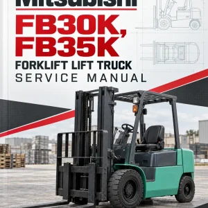 Mitsubishi FB30K, FB35K Forklift Lift Truck Service Manual