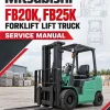 Mitsubishi FB20K, FB25K Forklift Lift Truck Service Manual Mitsubishi FB20K, FB25K Forklift Lift Truck Service Manual