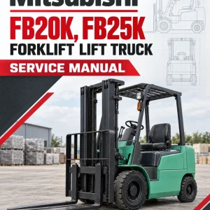 Mitsubishi FB20K, FB25K Forklift Lift Truck Service Manual