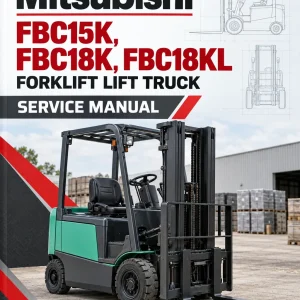 Mitsubishi FBC15K, FBC18K, FBC18KL Forklift Lift Truck Service Manual Mitsubishi FBC15K, FBC18K, FBC18KL Forklift Lift Truck Service Manual