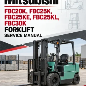 Mitsubishi FBC20K, FBC25K, FBC25KE, FBC25KL, FBC30K Forklift Service Manual Mitsubishi FBC20K, FBC25K, FBC25KE, FBC25KL, FBC30K Forklift Service Manual