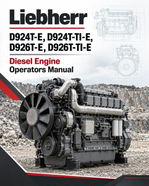 Liebherr D924T-E, D924T-TI-E, D926T-E, D926T-TI-E Diesel Engine Operators Manual Liebherr D924T-E, D924T-TI-E, D926T-E, D926T-TI-E Diesel Engine Operators Manual