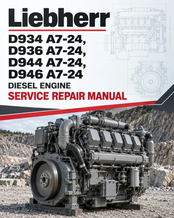 Liebherr D934 A7-24, D936 A7-24, D944 A7-24, D946 A7-24 Diesel Engine Service Repair Manual Liebherr D934 A7-24, D936 A7-24, D944 A7-24, D946 A7-24 Diesel Engine Service Repair Manual