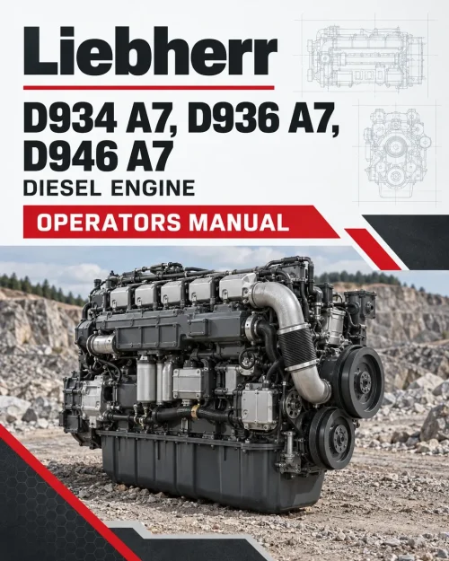 Liebherr D934 A7, D936 A7, D946 A7 Diesel Engine Operators Manual Liebherr D934 A7, D936 A7, D946 A7 Diesel Engine Operators Manual