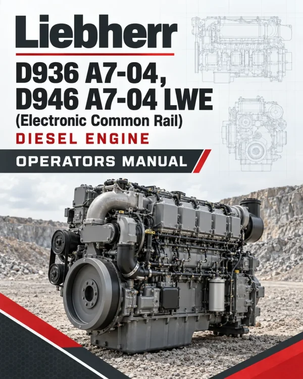 Liebherr D936 A7-04, D946 A7-04 LWE (Electronic Common Rail) Diesel Engine Operators Manual Liebherr D936 A7-04, D946 A7-04 LWE (Electronic Common Rail) Diesel Engine Operators Manual