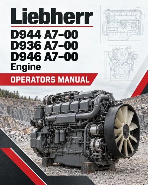 Liebherr D944 A7–00, D936 A7–00, D946 A7–00 Engine Operators Manual Liebherr D944 A7–00, D936 A7–00, D946 A7–00 Engine Operators Manual