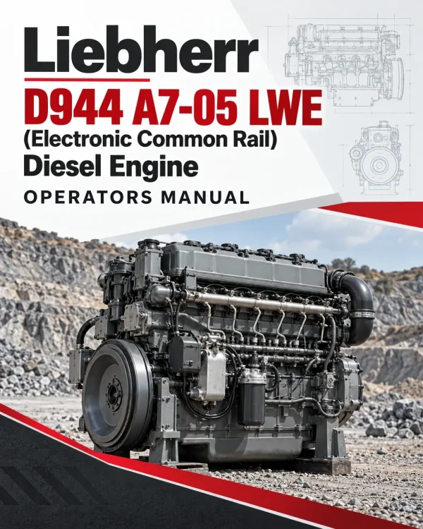 Liebherr D944 A7-05 LWE (Electronic Common Rail) Diesel Engine Operators Manual Liebherr D944 A7-05 LWE (Electronic Common Rail) Diesel Engine Operators Manual