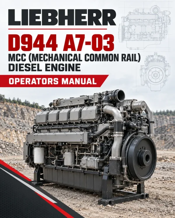 Liebherr D944 A7-03 MCC (Mechanical Common Rail) Diesel Engine Operators Manual Liebherr D944 A7-03 MCC (Mechanical Common Rail) Diesel Engine Operators Manual