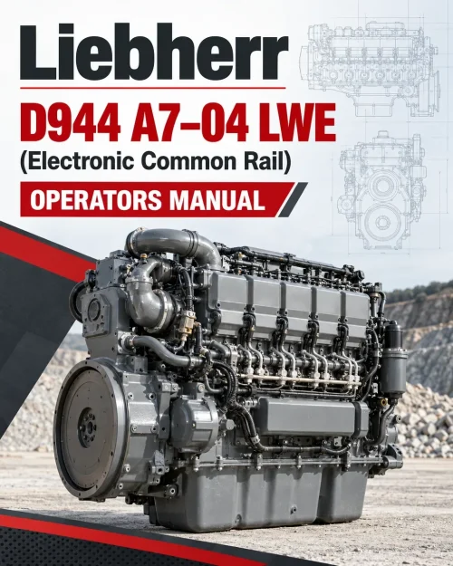 Liebherr D944 A7–04 LWE (Electronic Common Rail) Engine Operators Manual Liebherr D944 A7–04 LWE (Electronic Common Rail) Engine Operators Manual