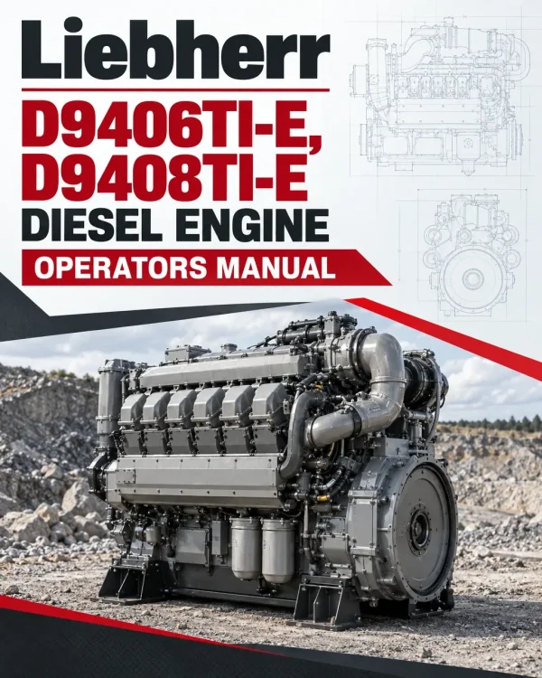Liebherr D9406TI-E, D9408TI-E Diesel Engine Operators Manual Liebherr D9406TI-E, D9408TI-E Diesel Engine Operators Manual
